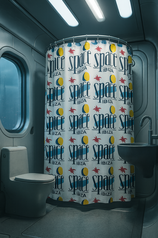 Space Shower Curtain