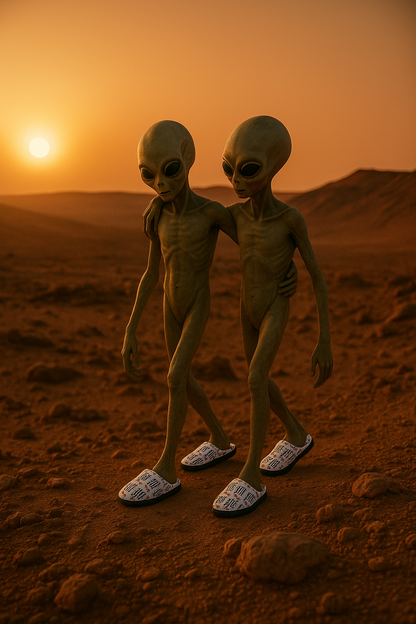 Cozy Space-Themed Men's Indoor Slippers