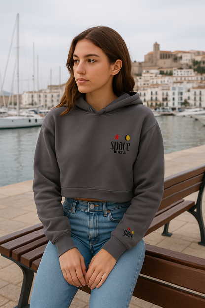 Space Crop Hoodie